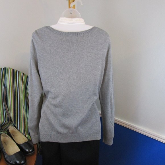 🌟HP🌟 VTG Worthington Gray Boat Neck Sweater - Picture 5 of 7
